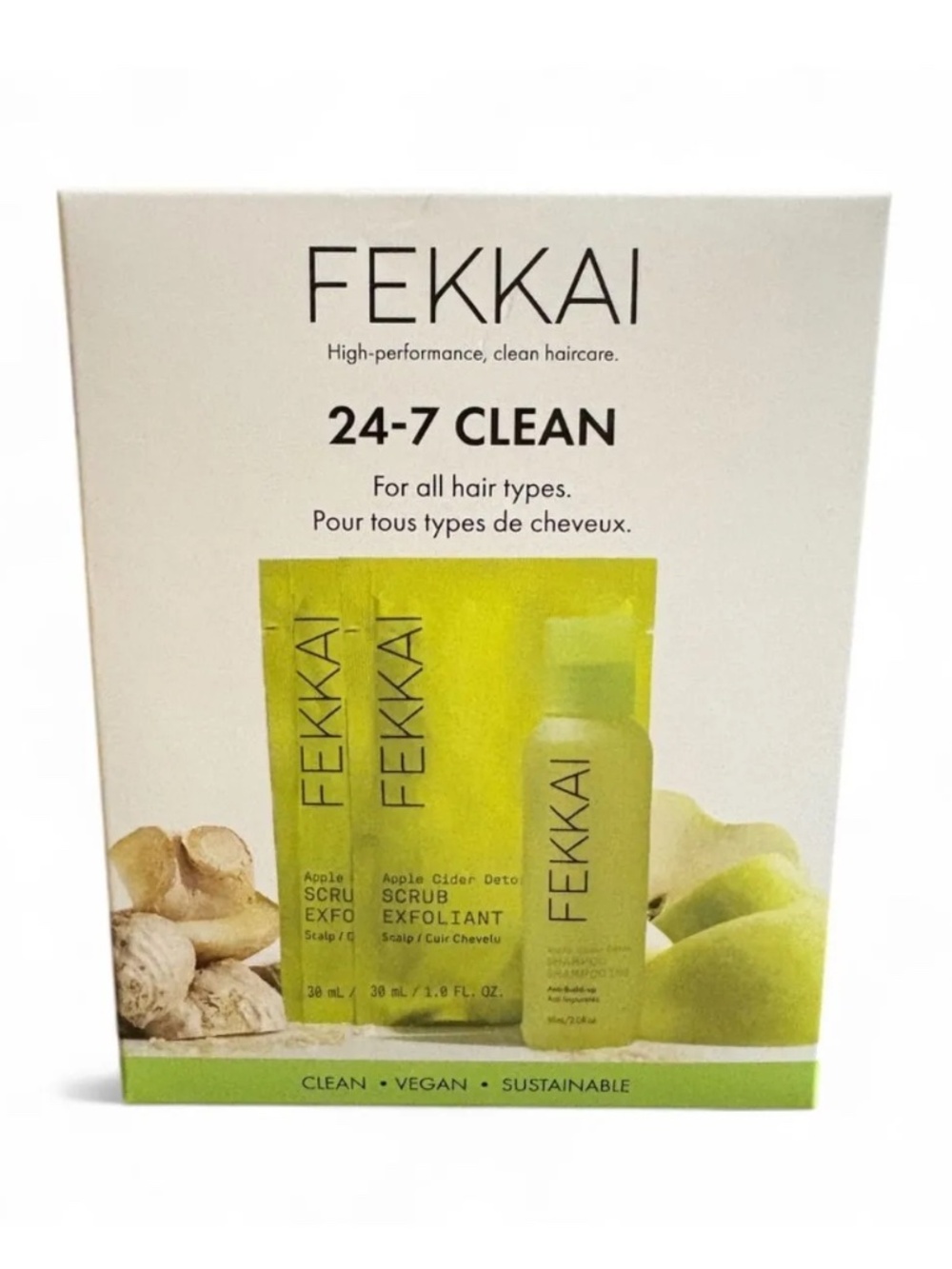 Fekkai 24-7 Clean Exfoliant 3 Piece Set